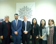 A Delegation from  Otago University visits the New Zealand Centre at Peking University