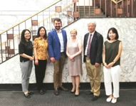 Delegates from Otago University visit the New Zealand Centre at Peking University
